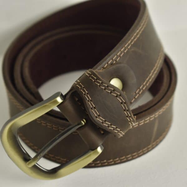 Cinturón Chocolate/Bordeaux - Imagen 2