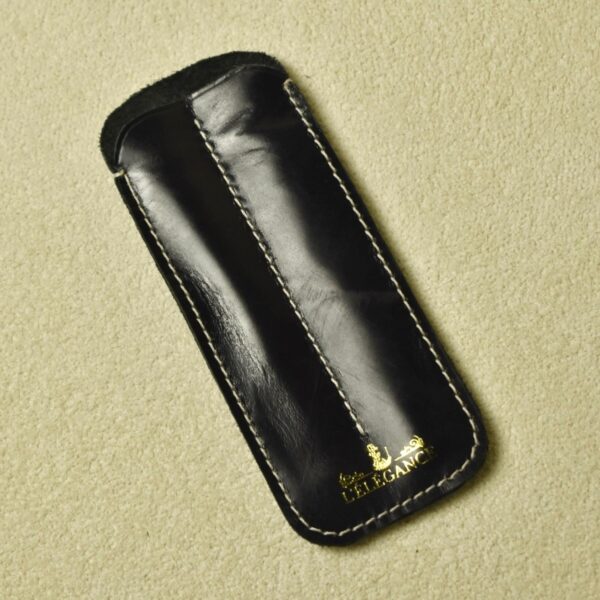 Estuche de cuero N°2 Doble para lapicera - Imagen 2