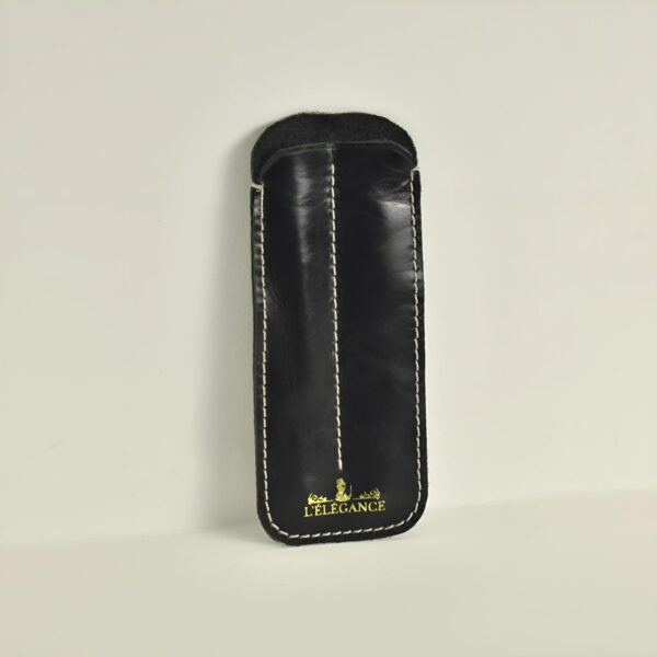 Estuche de cuero N°2 Doble para lapicera