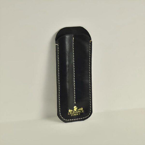 *Estuche de cuero N°2 Doble para lapicera